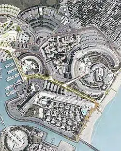 FKK Cap d´Agde Village Naturiste von oben
